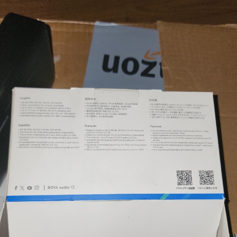 BOYA Wireless Microphone Set - Picture 3 of 6